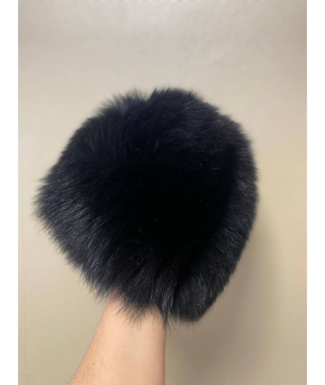 MONCLER Черная шапка, фото 5