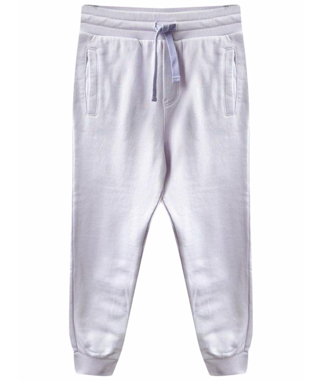 DOLCE & GABBANA KIDS Фиолетовые хлопковые брюки и шорты, фото 1