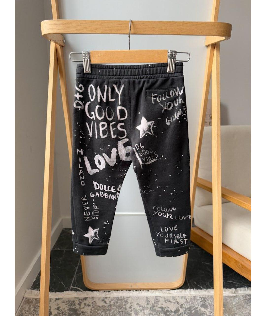 DOLCE & GABBANA KIDS Мульти хлопковые брюки и шорты, фото 2