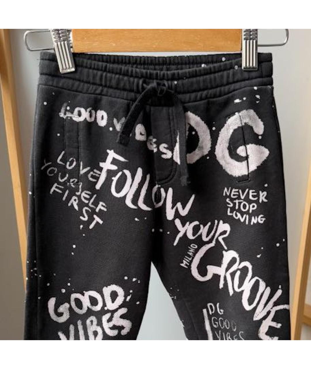 DOLCE & GABBANA KIDS Мульти хлопковые брюки и шорты, фото 3