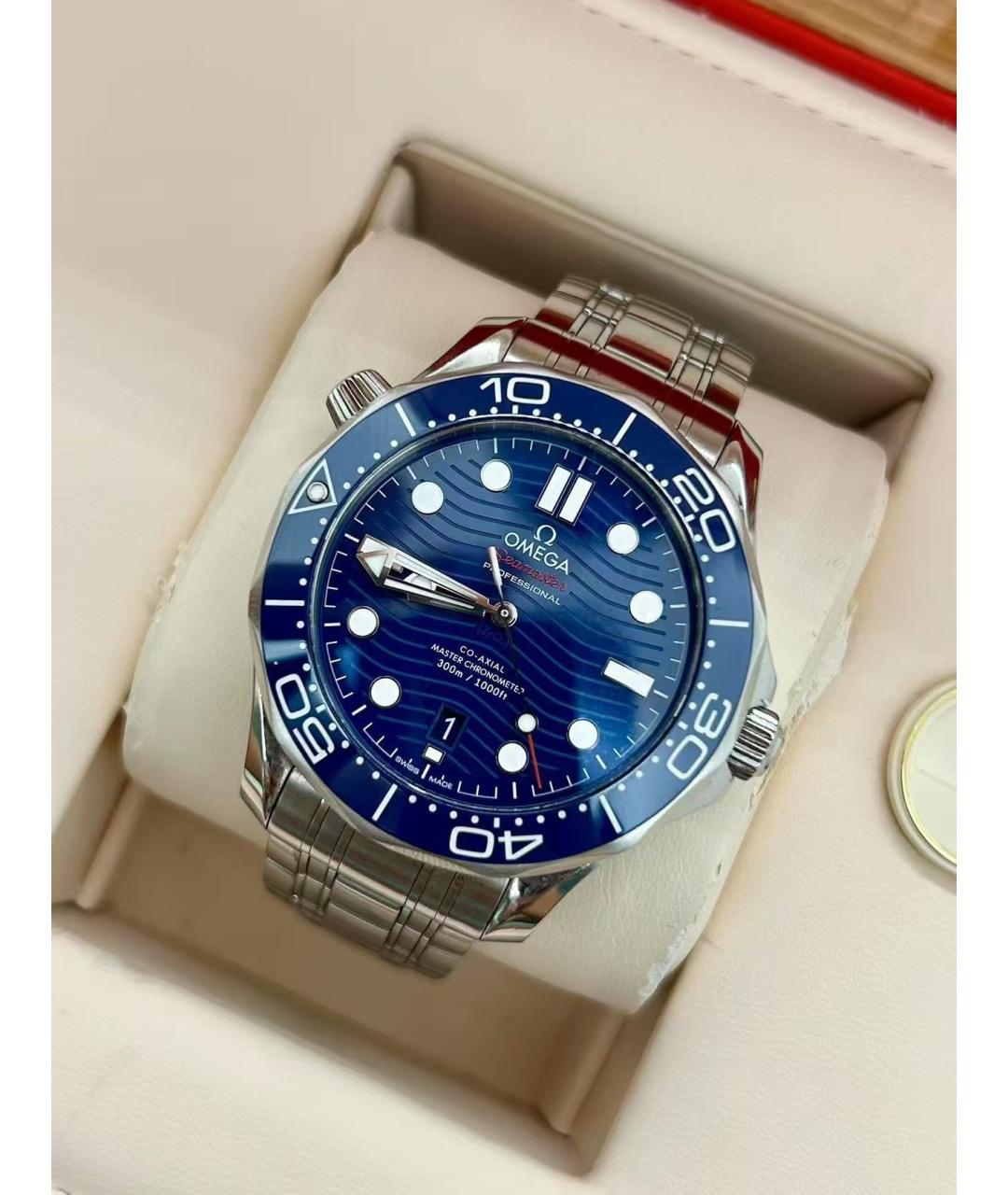 OMEGA Синие часы, фото 3