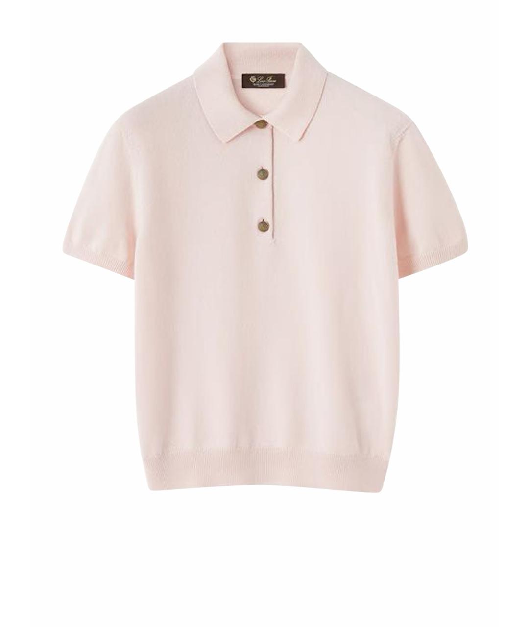 LORO PIANA Розовый кашемировый джемпер / свитер, фото 1
