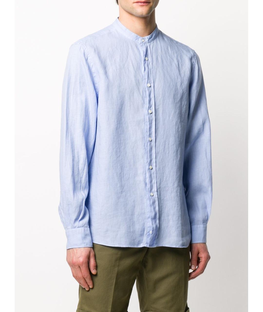 ASPESI Голубая кэжуал рубашка, фото 4