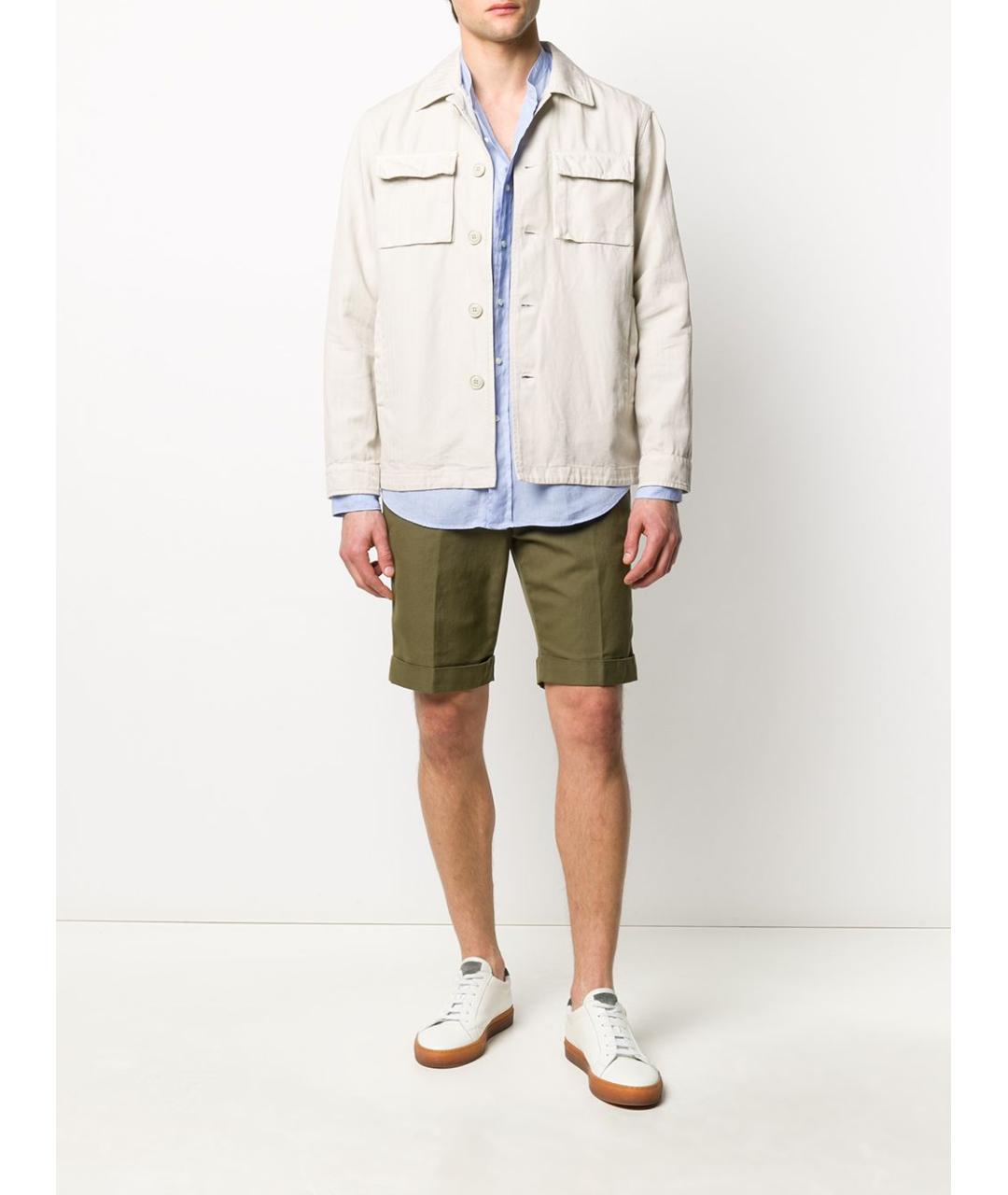 ASPESI Голубая кэжуал рубашка, фото 5