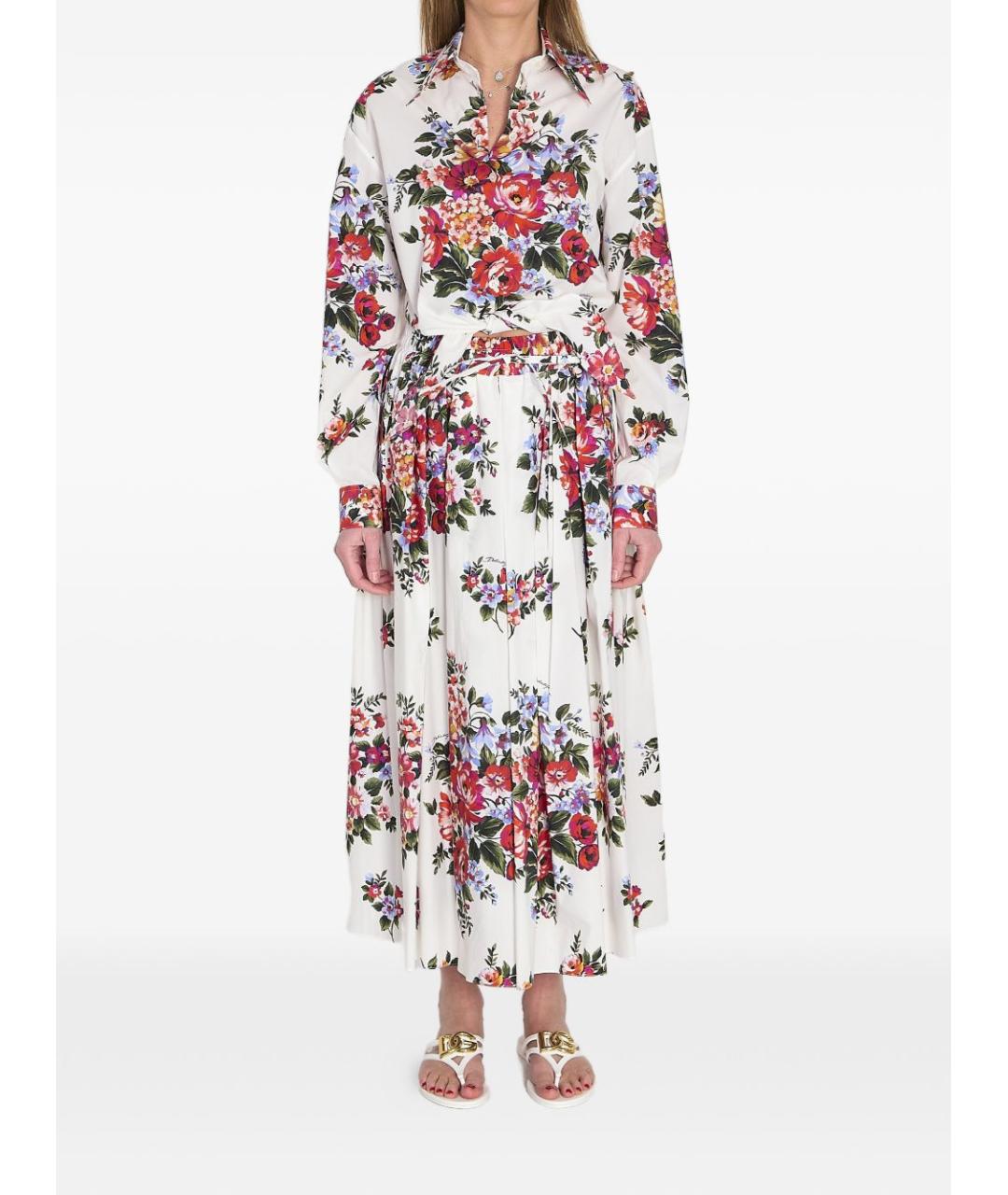 DOLCE&GABBANA Мульти хлопковая рубашка, фото 5