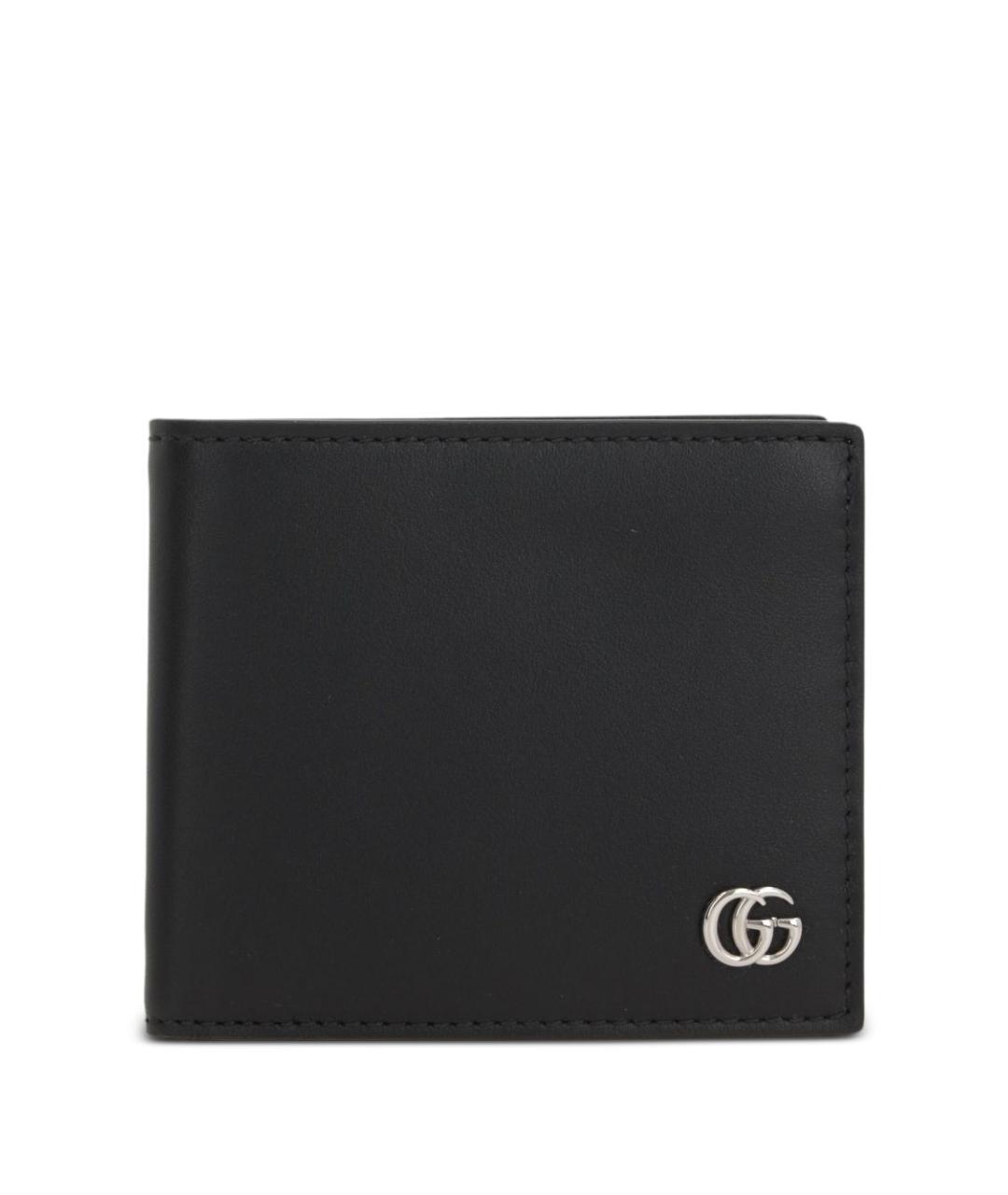 GUCCI Черный кожаный кошелек, фото 1