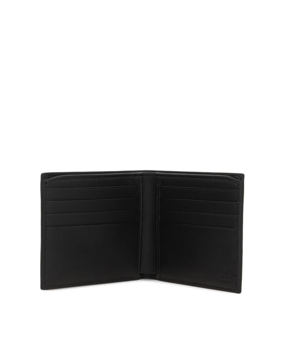 GUCCI Черный кожаный кошелек, фото 3