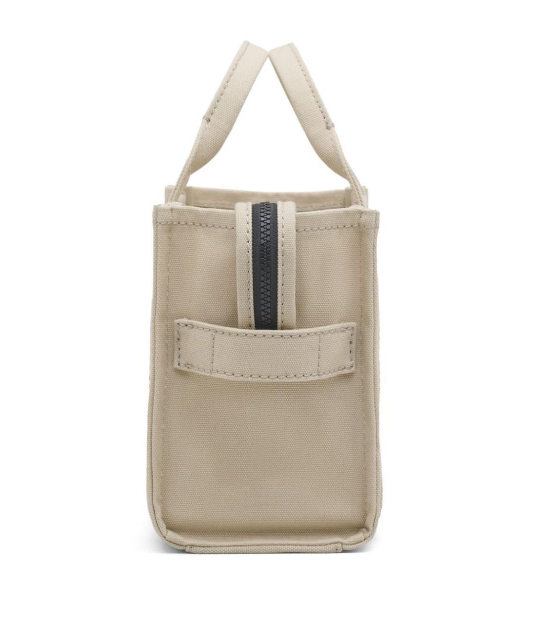 MARC JACOBS Бежевая хлопковая сумка тоут, фото 8