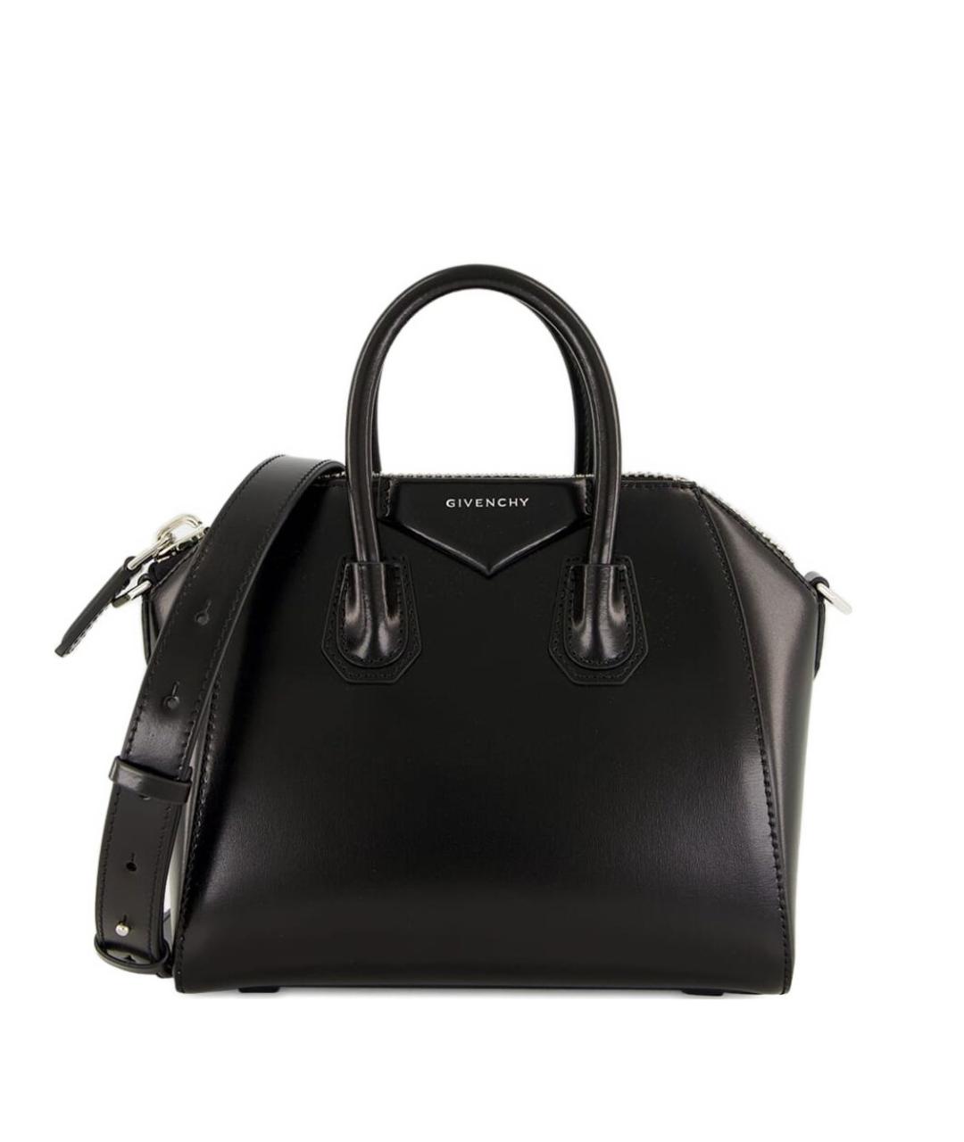 GIVENCHY Черная кожаная сумка тоут, фото 1