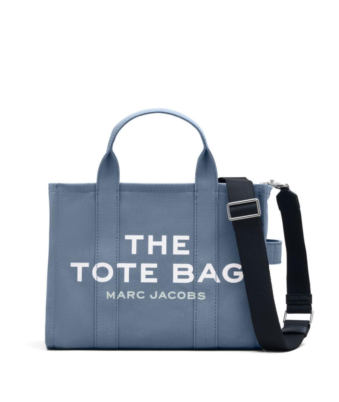 MARC JACOBS Голубая хлопковая сумка тоут, фото 1