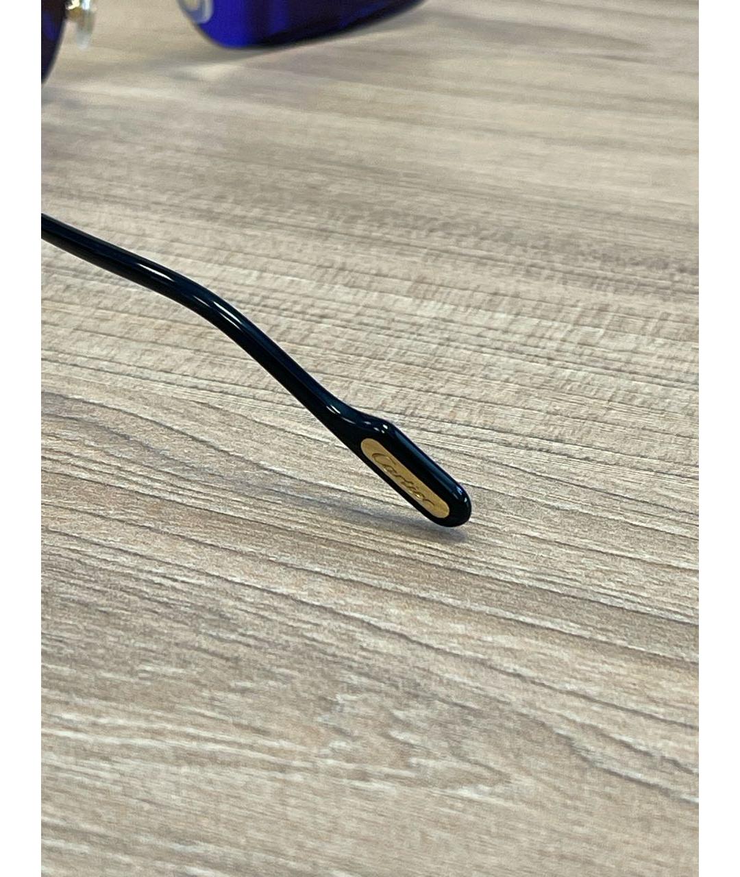 CARTIER Золотые металлические солнцезащитные очки, фото 7