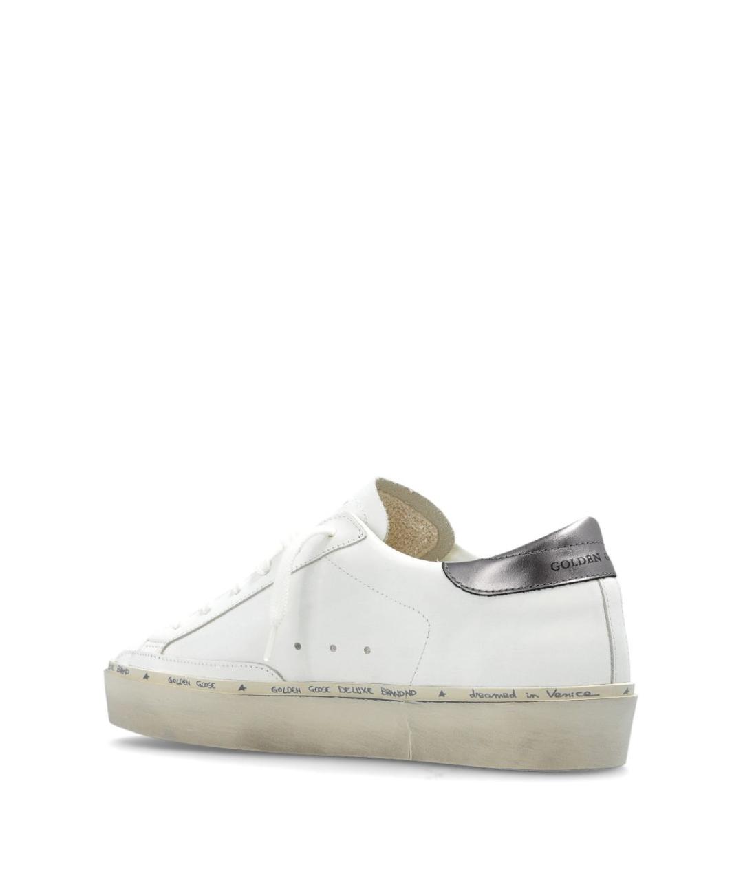 GOLDEN GOOSE DELUXE BRAND Белые кожаные кроссовки, фото 4