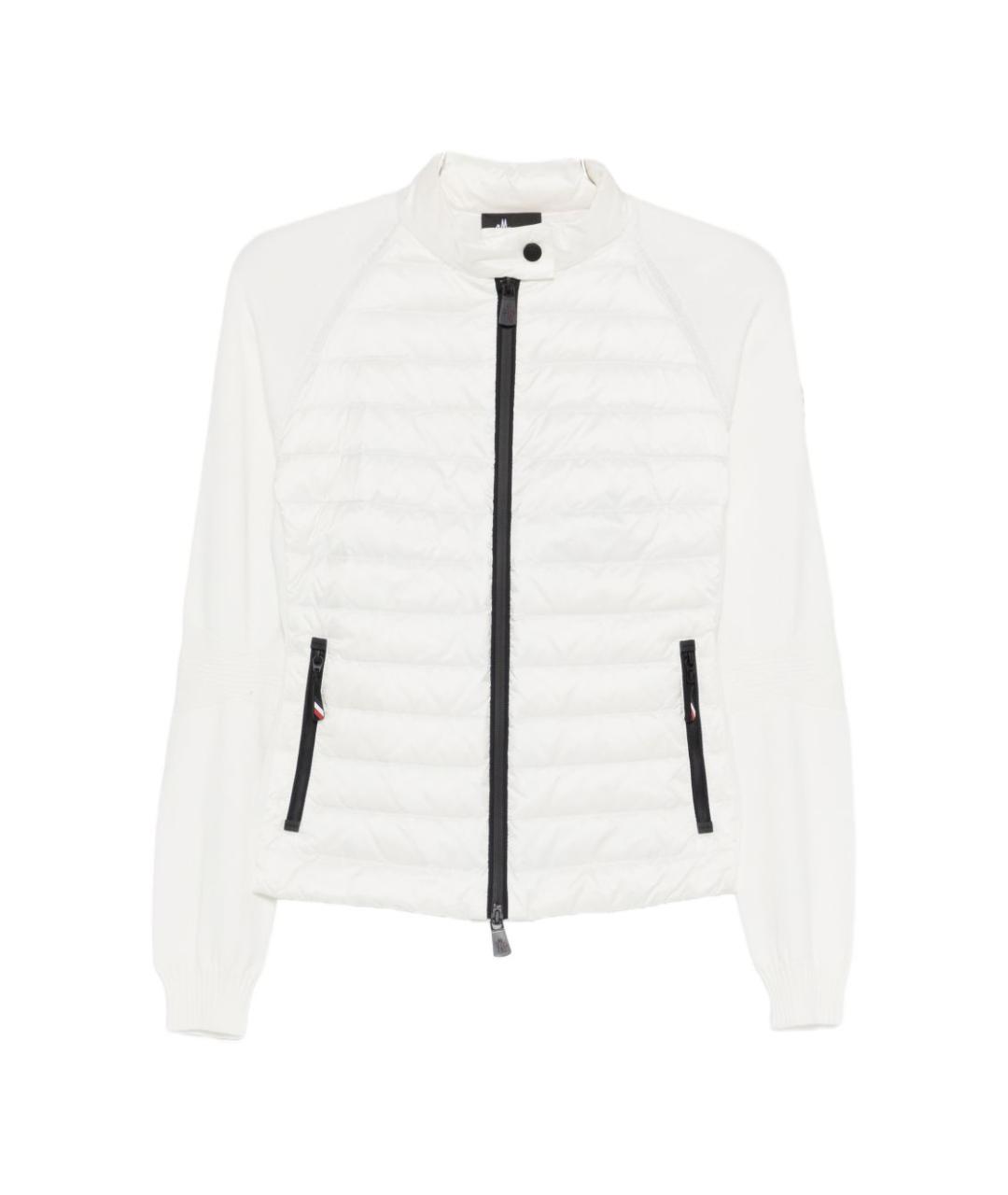 MONCLER GRENOBLE Белая полиамидовая куртка, фото 1
