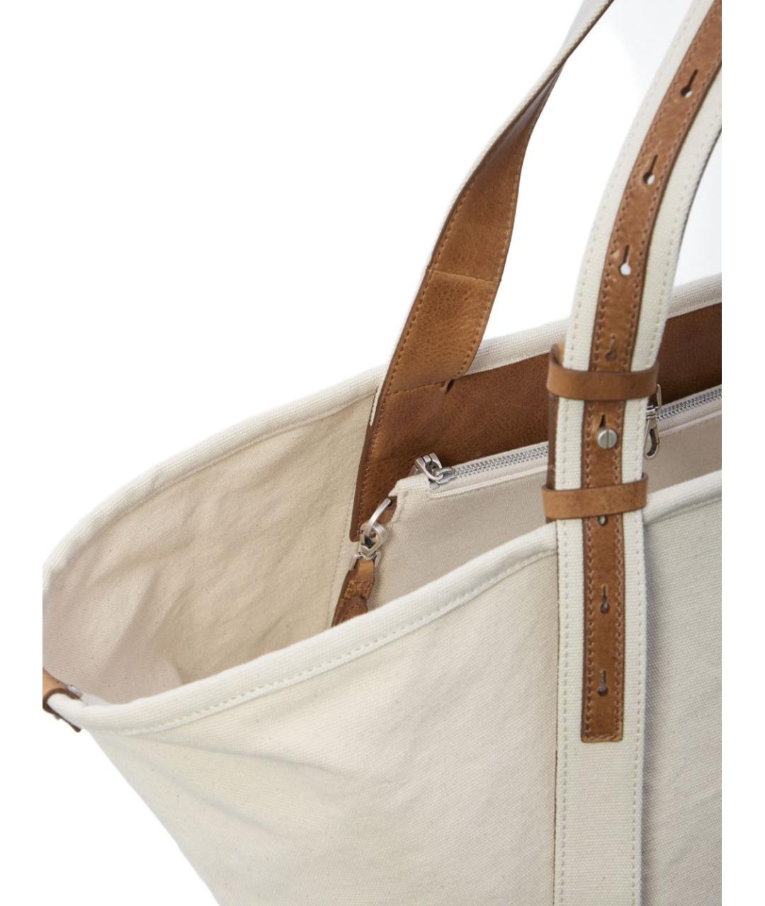 GOLDEN GOOSE DELUXE BRAND Бежевая сумка тоут, фото 4