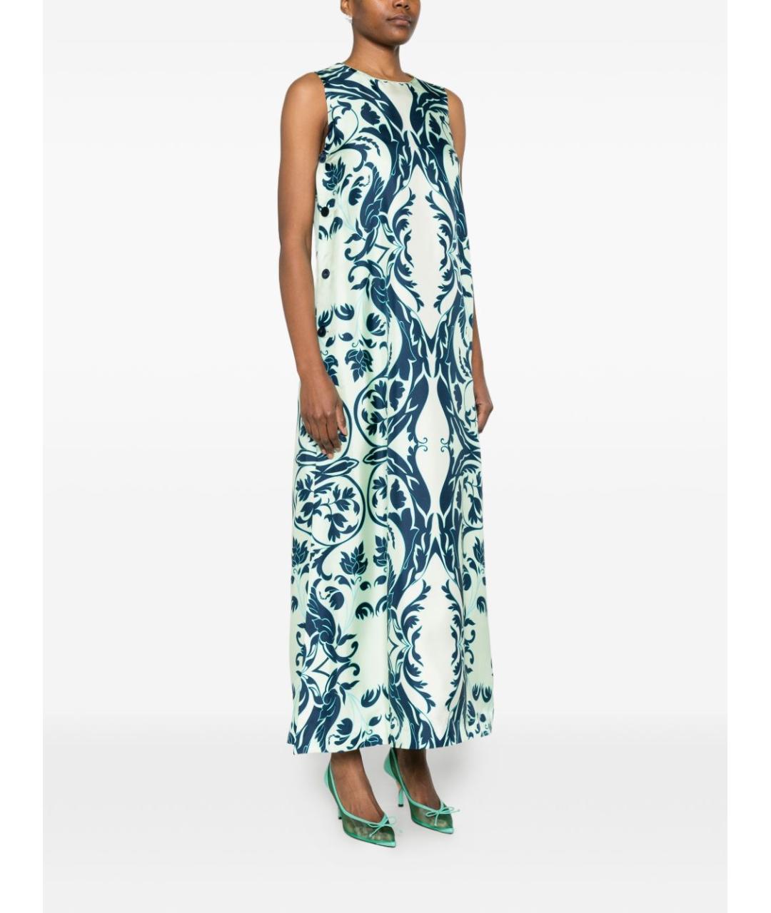 F.R.S FOR RESTLESS SLEEPERS Мульти шелковое повседневное платье, фото 2