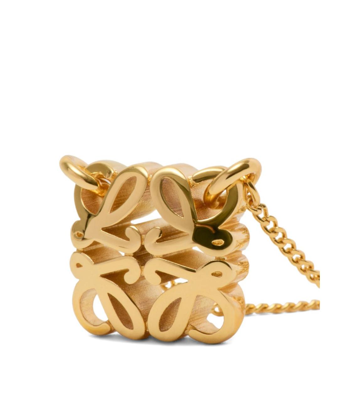 LOEWE Золотая металлическая цепочка, фото 2