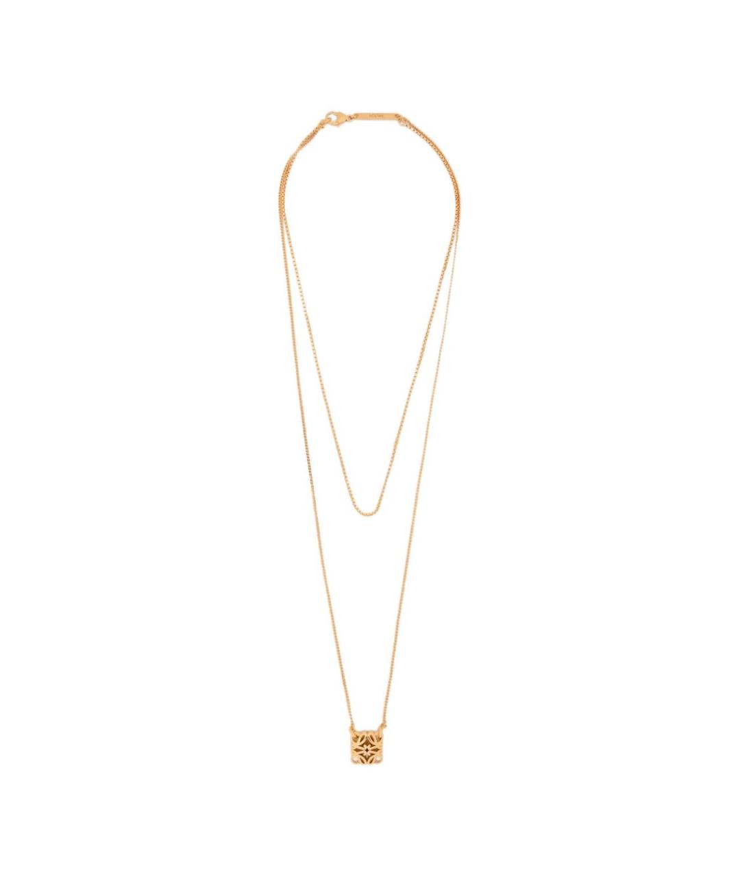 LOEWE Золотая металлическая цепочка, фото 1