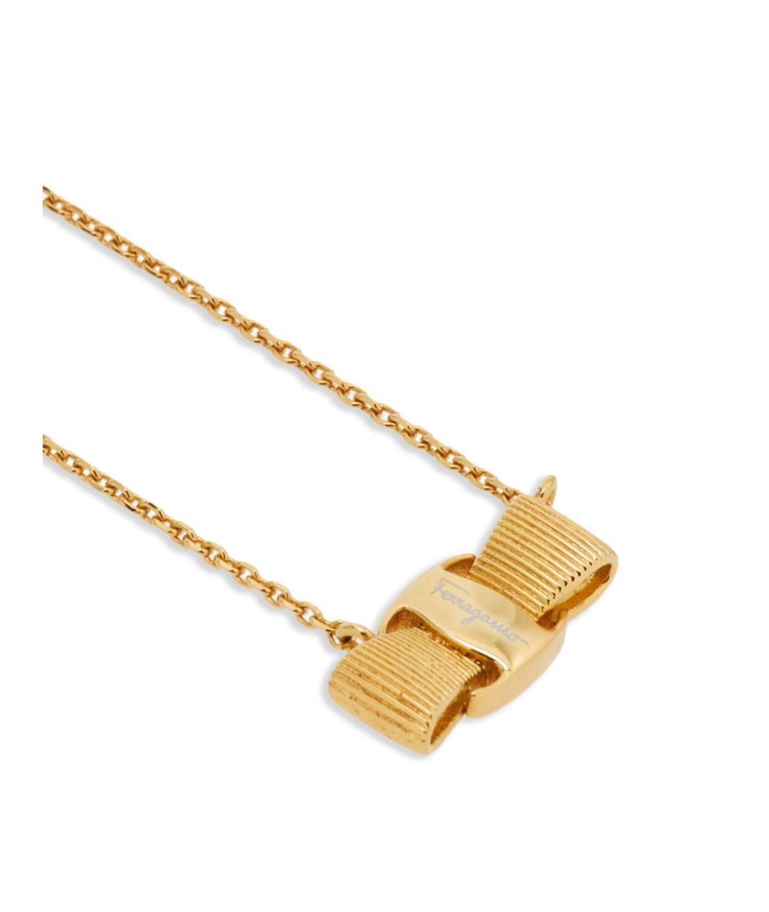 FERRAGAMO Золотая подвеска, фото 4