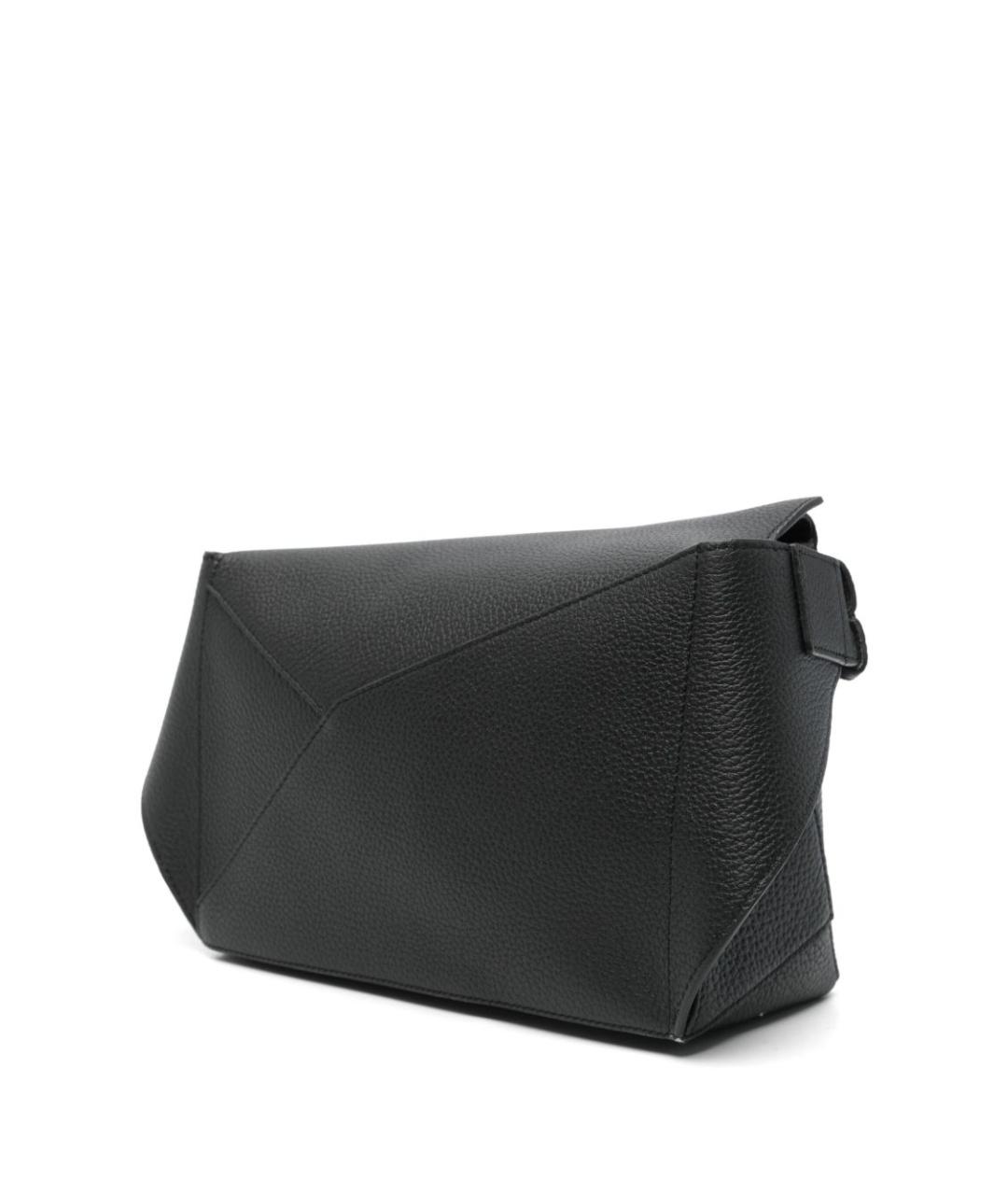 LOEWE Черная кожаная сумка на плечо, фото 4