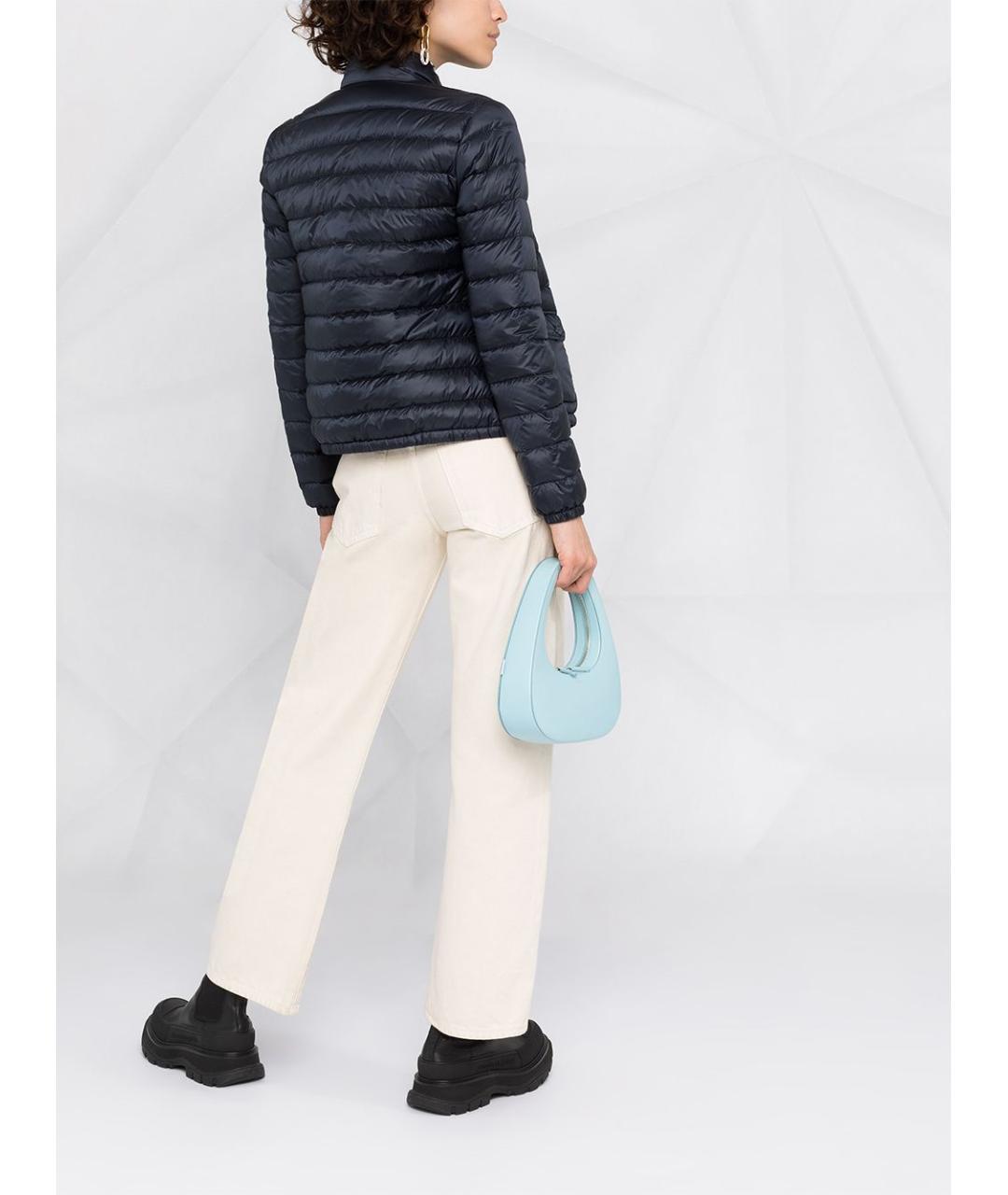 MONCLER Синяя полиамидовая куртка, фото 2