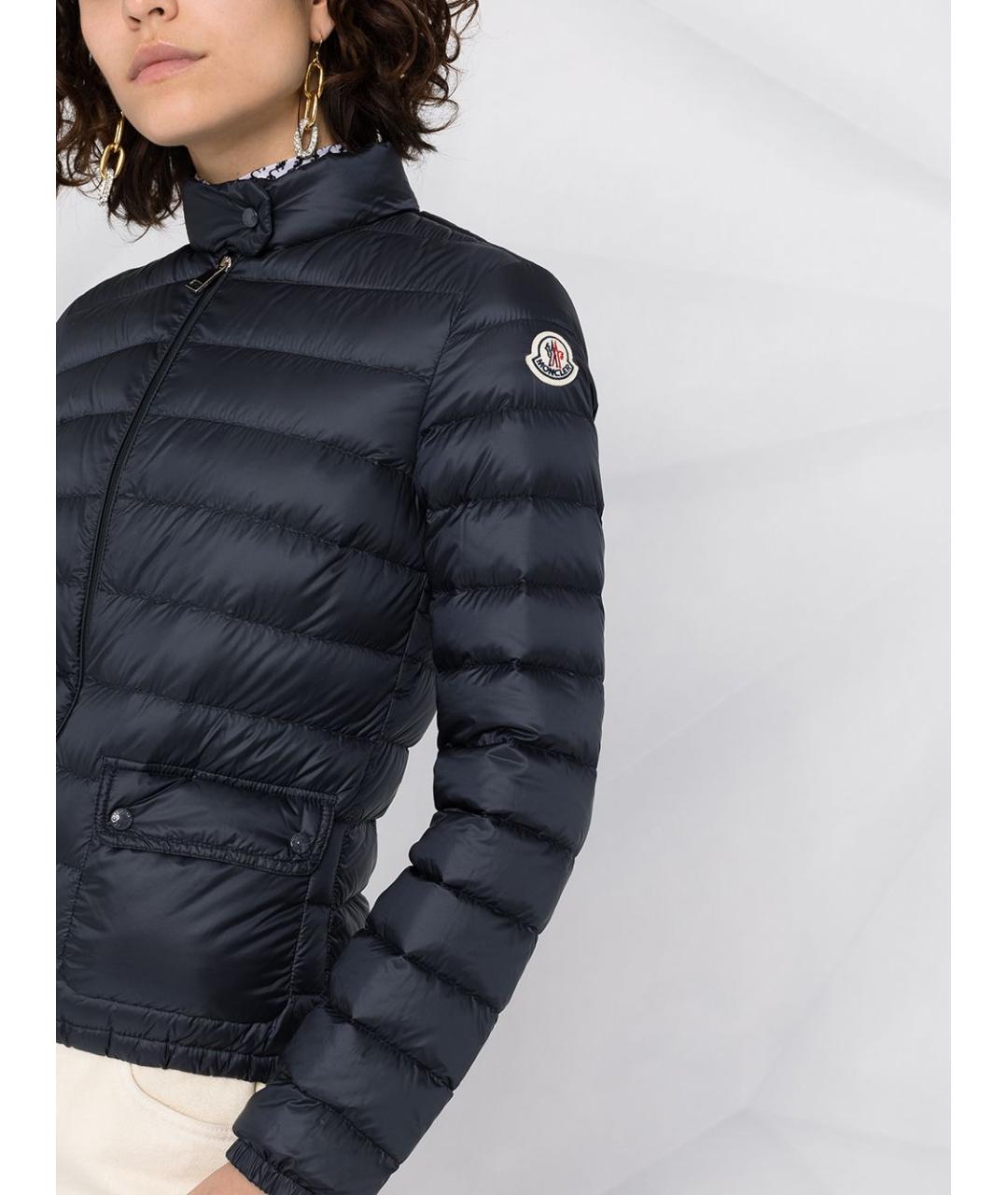 MONCLER Синяя полиамидовая куртка, фото 3