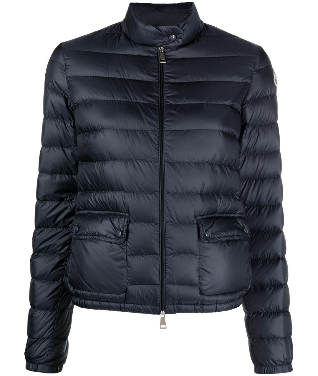 MONCLER Синяя полиамидовая куртка, фото 1