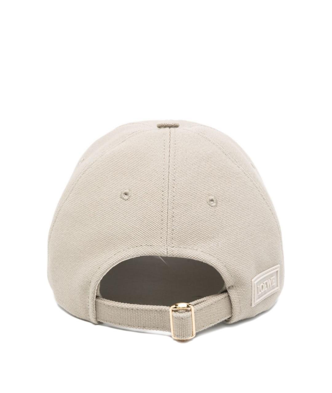 LOEWE Серая хлопковая кепка/бейсболка, фото 2