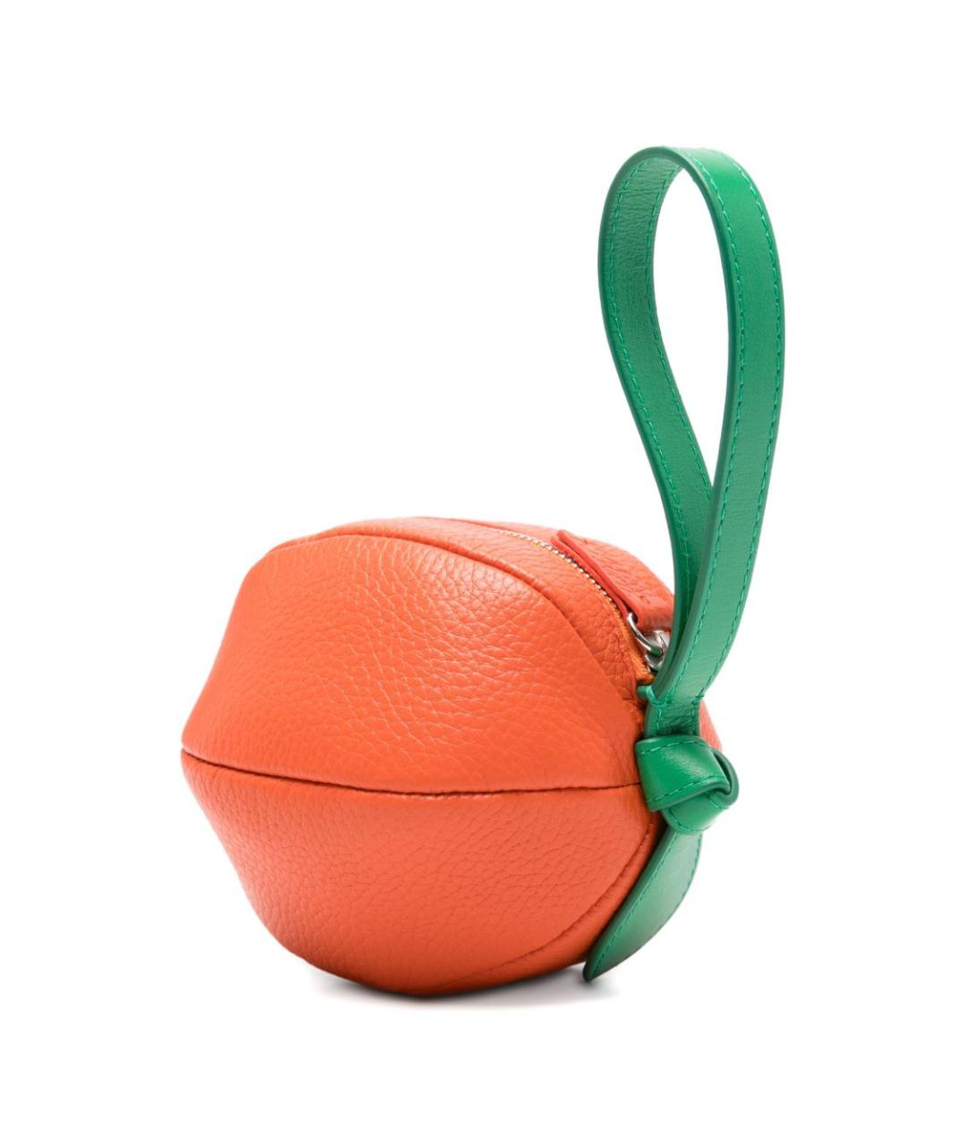 HEREU Оранжевый кожаный кошелек, фото 2