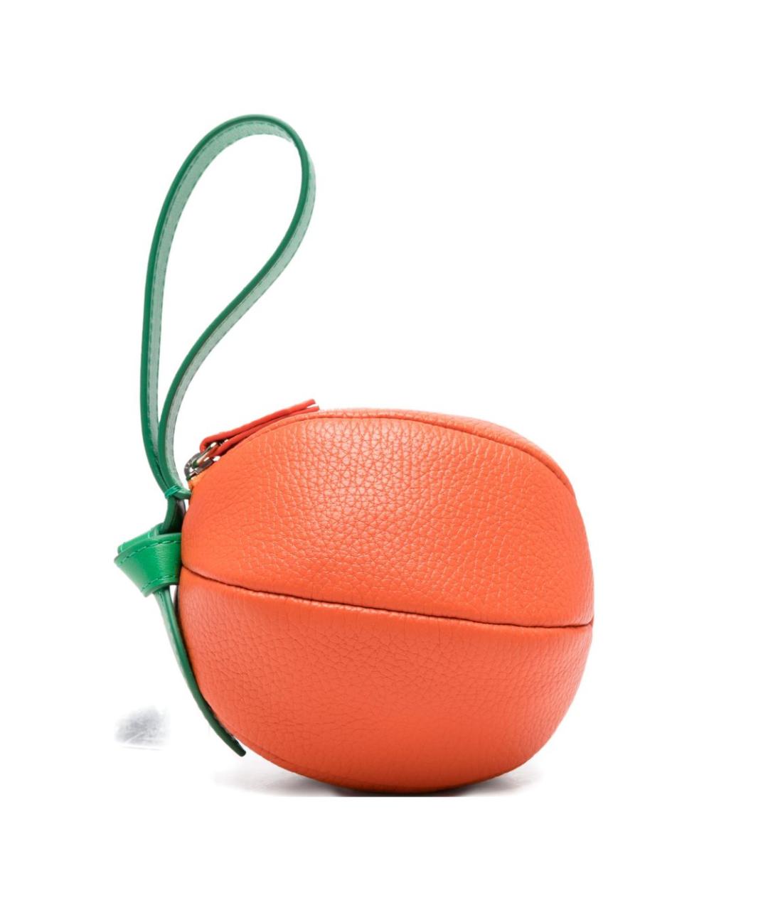 HEREU Оранжевый кожаный кошелек, фото 1