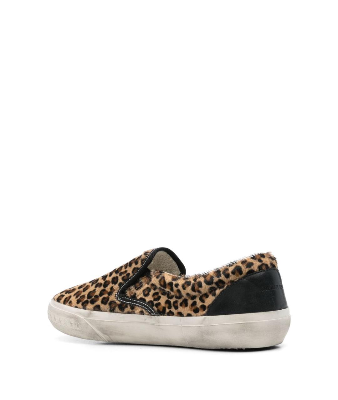 GOLDEN GOOSE DELUXE BRAND Коричневые кожаные слипоны, фото 4