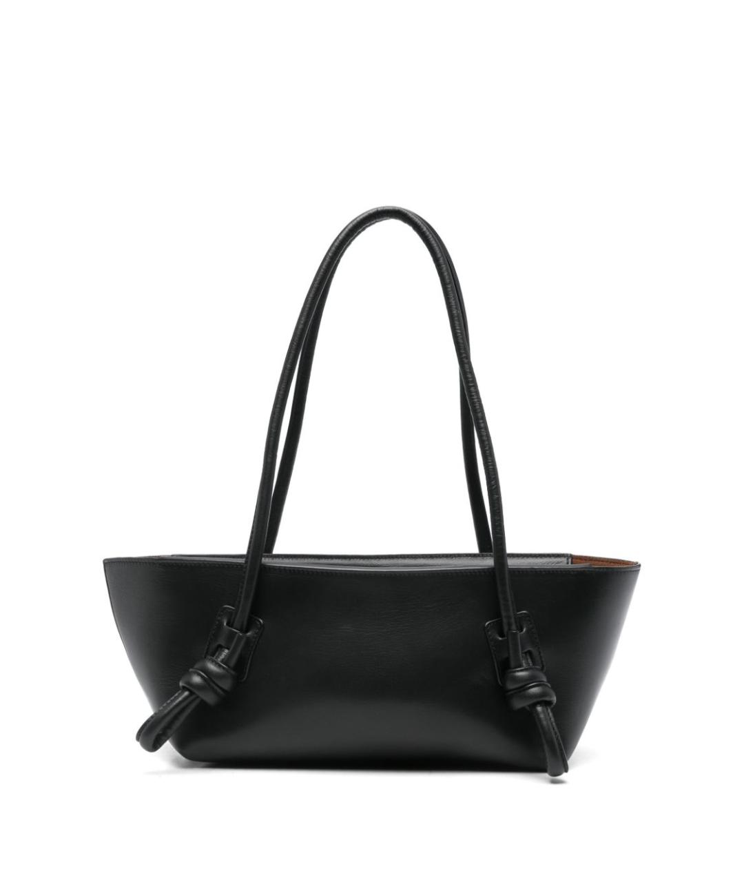 HEREU Черная кожаная сумка через плечо, фото 1