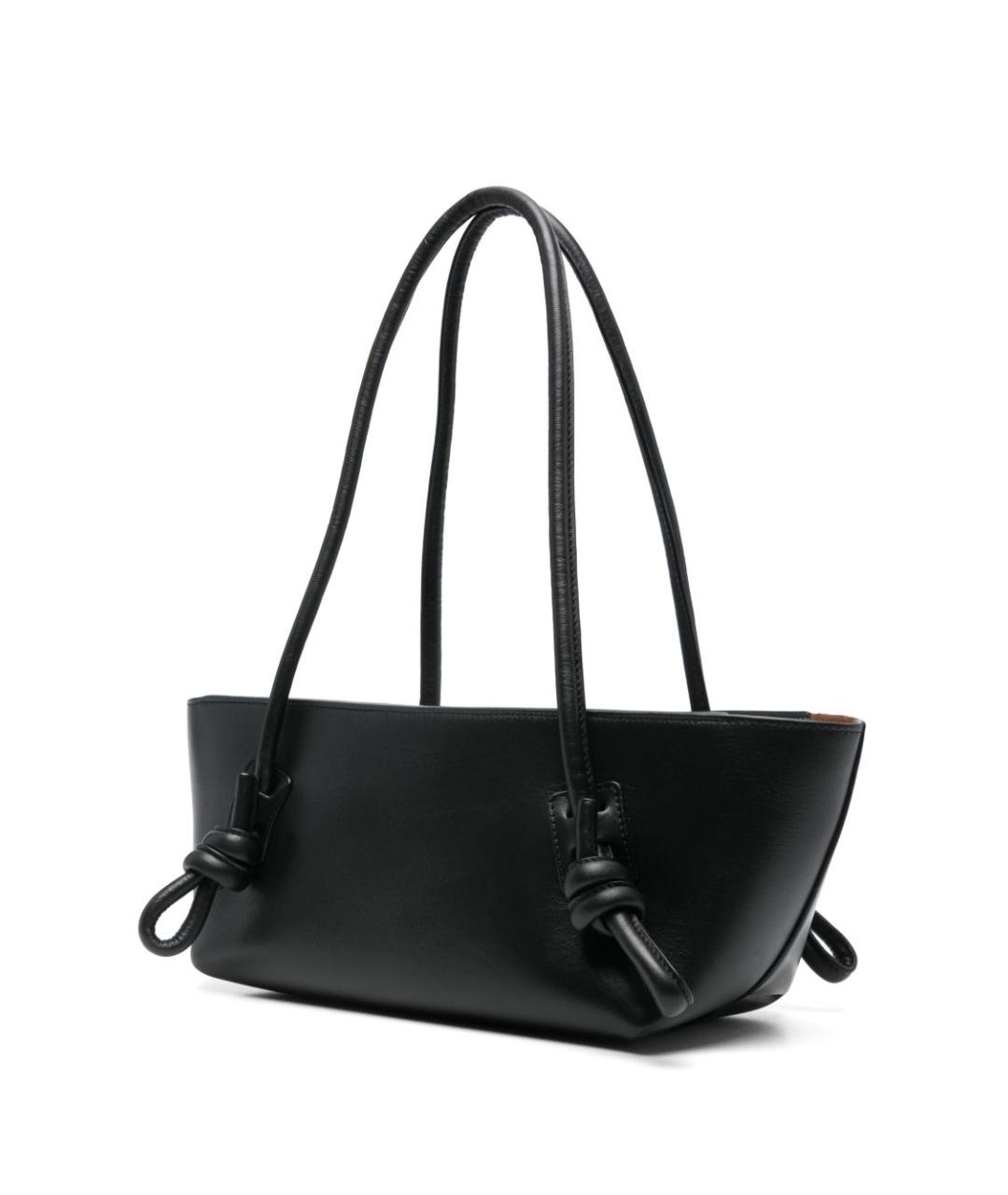 HEREU Черная кожаная сумка через плечо, фото 2