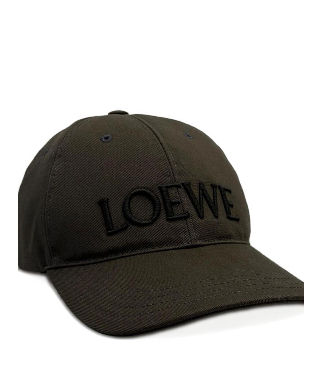 LOEWE Коричневая кепка, фото 2