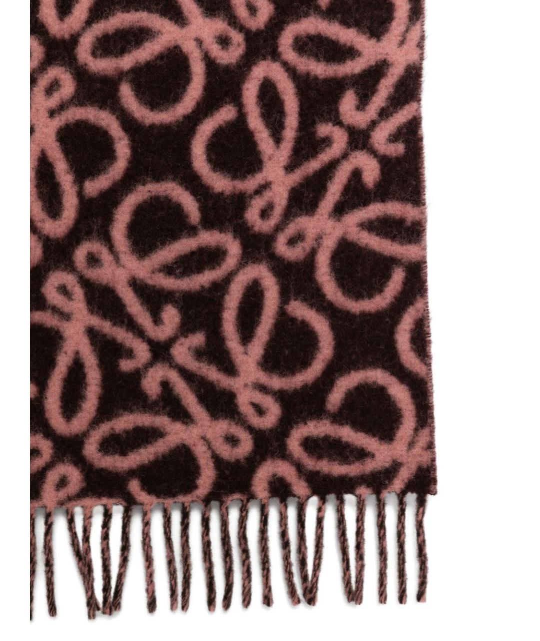 LOEWE Мульти шерстяной шарф, фото 3