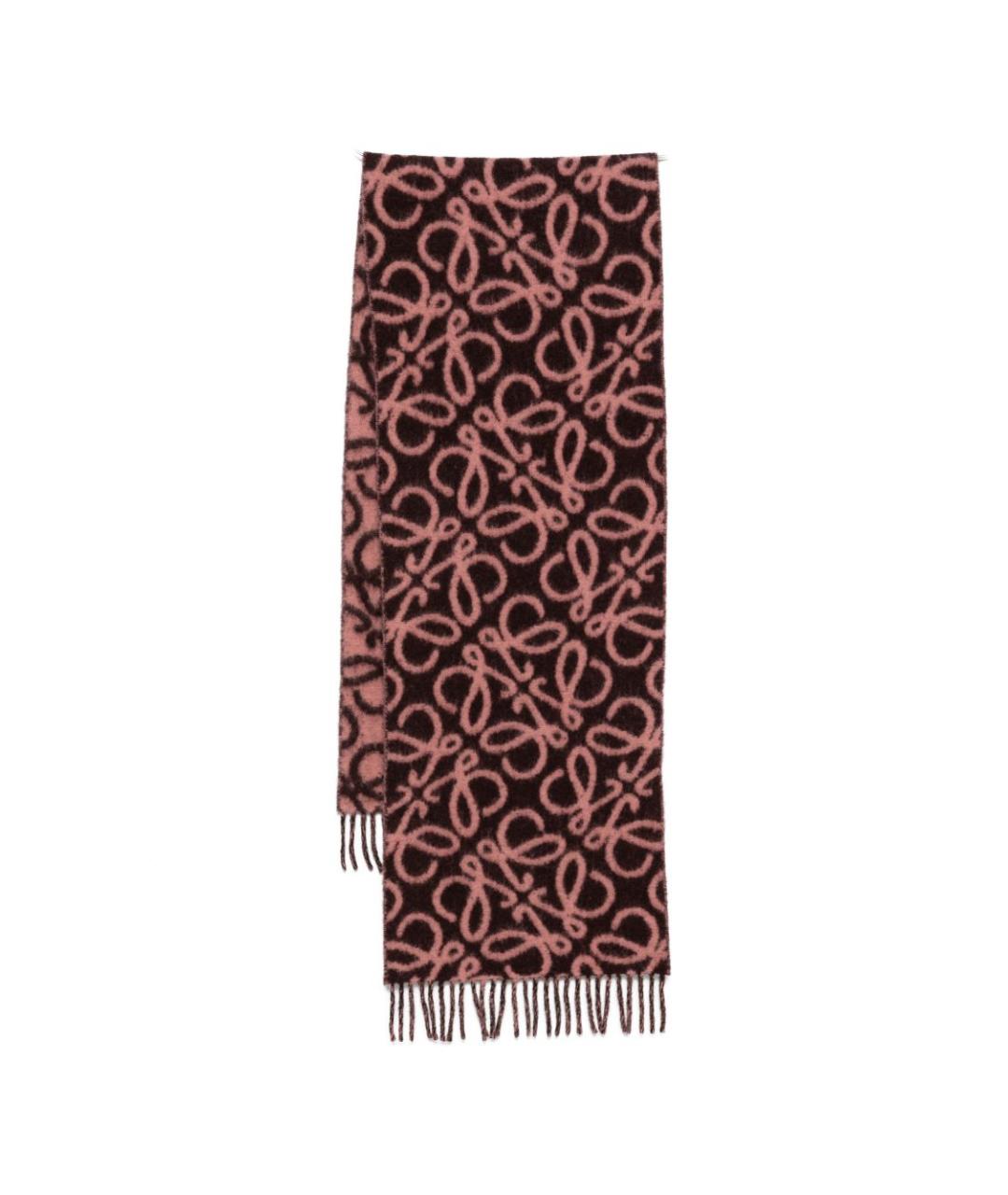 LOEWE Мульти шерстяной шарф, фото 1