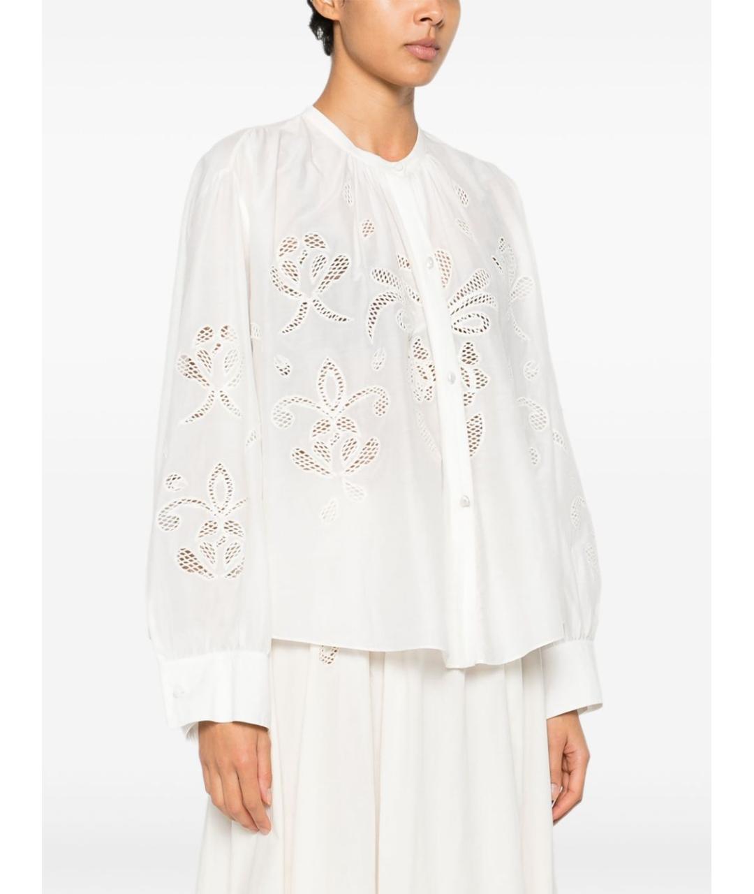 FORTE FORTE Бежевая хлопковая рубашка, фото 5