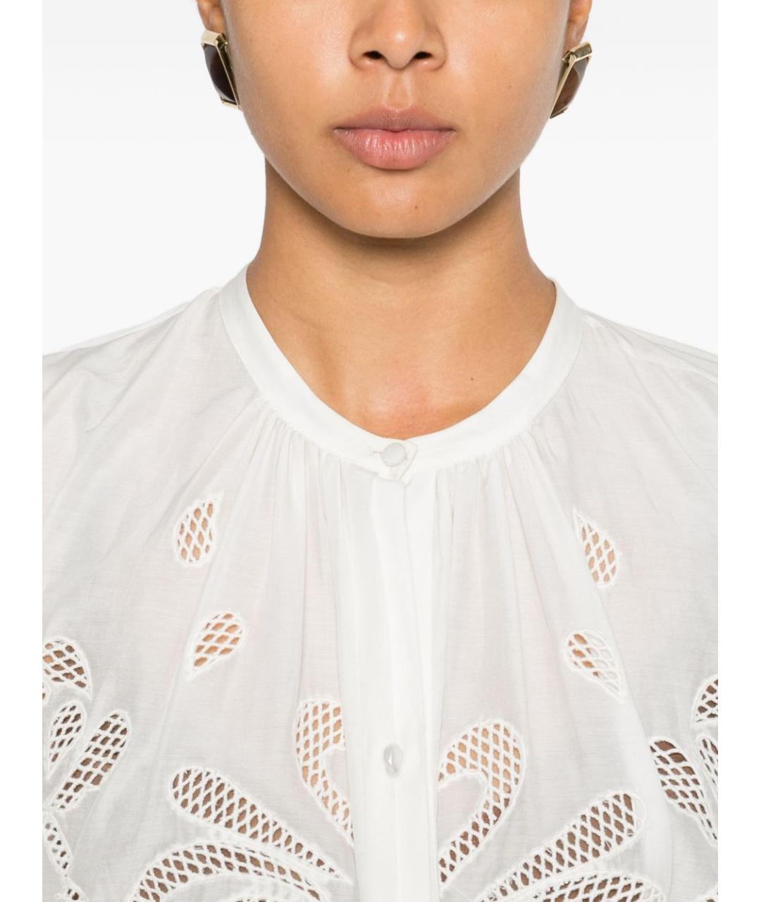 FORTE FORTE Бежевая хлопковая рубашка, фото 4