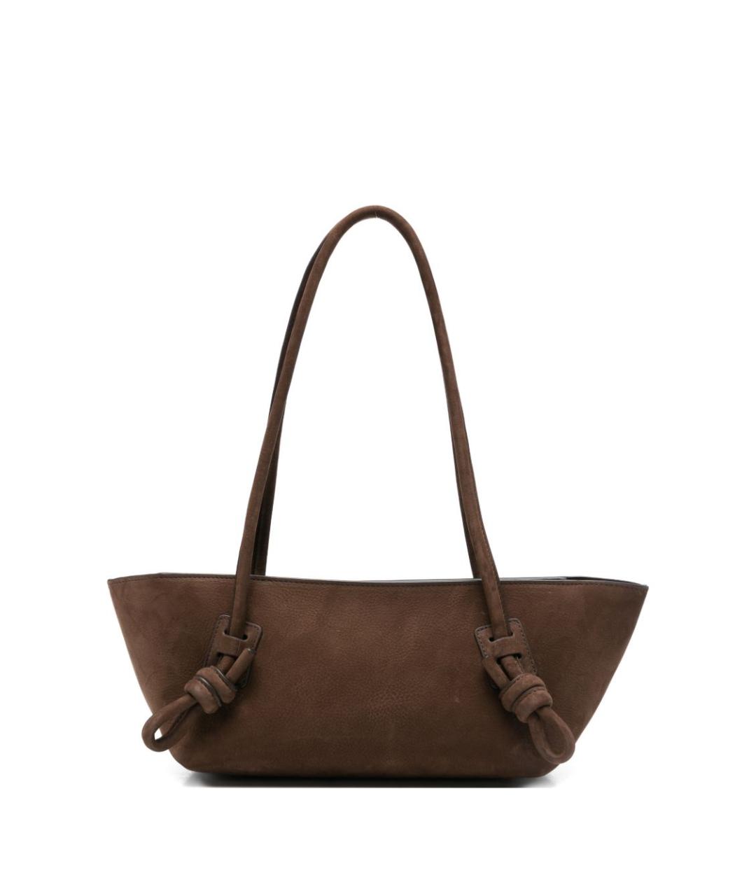 HEREU Коричневая замшевая сумка тоут, фото 1