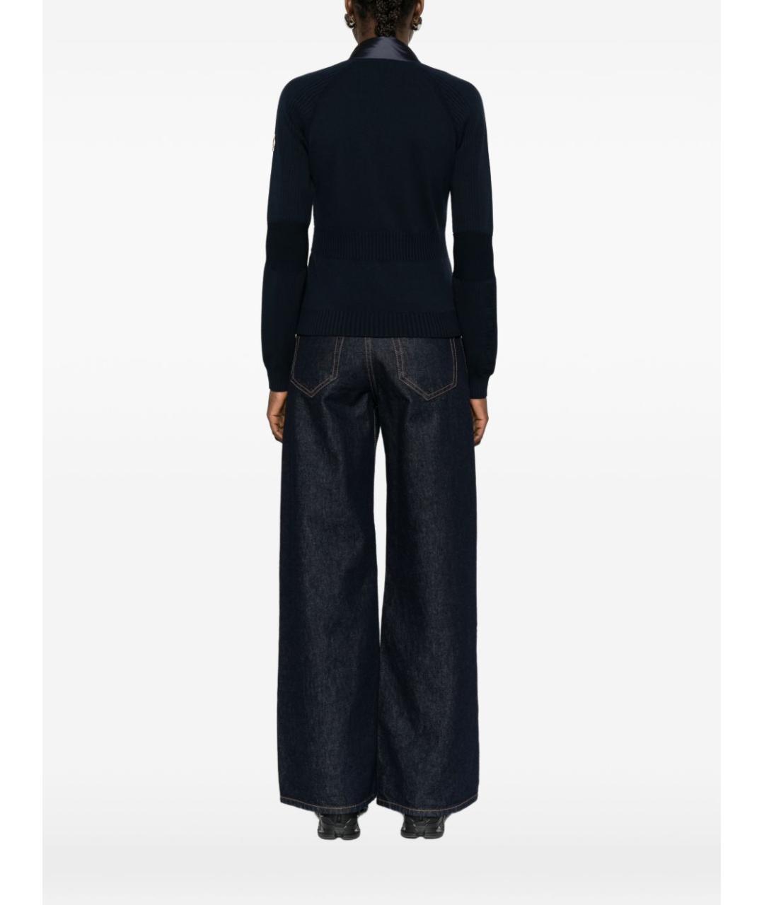 MONCLER GRENOBLE Синяя полиамидовая куртка, фото 4