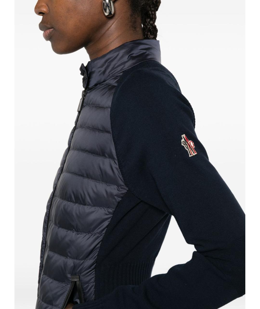 MONCLER GRENOBLE Синяя полиамидовая куртка, фото 2
