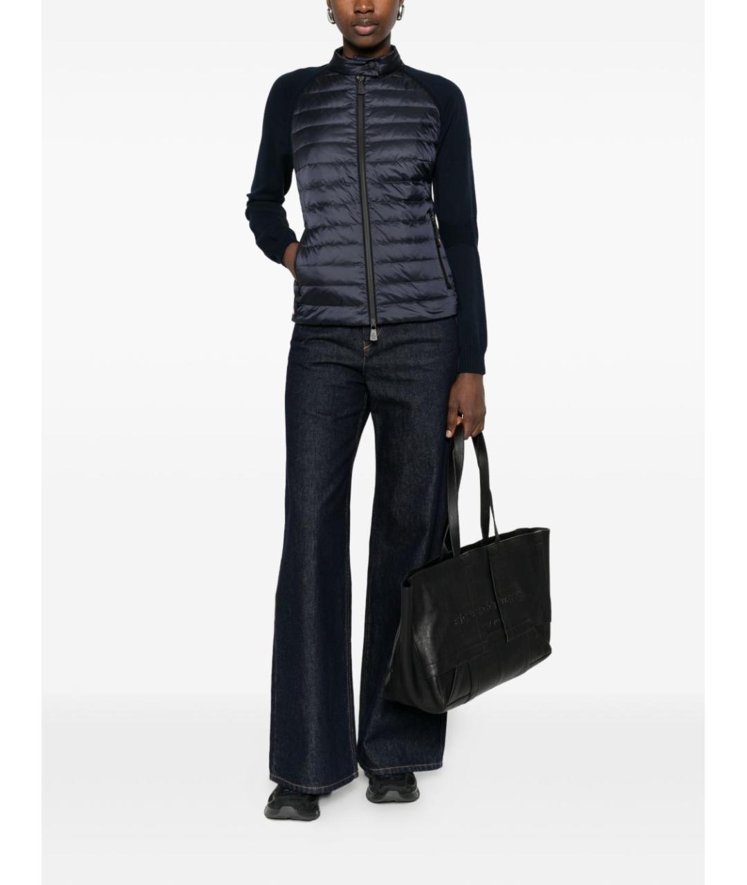 MONCLER GRENOBLE Синяя полиамидовая куртка, фото 5