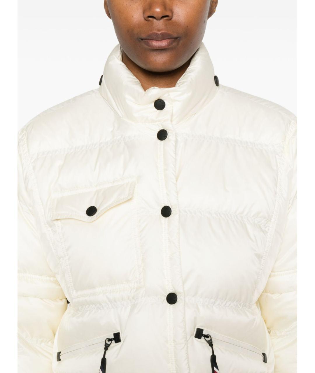 MONCLER GRENOBLE Белая полиамидовая куртка, фото 5