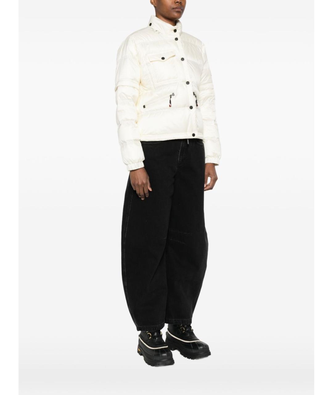 MONCLER GRENOBLE Белая полиамидовая куртка, фото 4