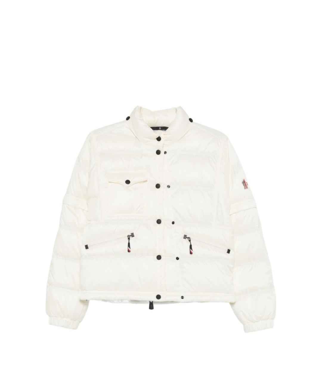 MONCLER GRENOBLE Белая полиамидовая куртка, фото 1
