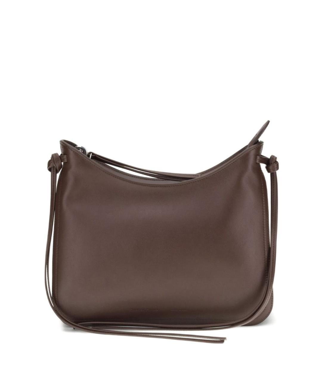 PHOEBE PHILO Коричневая кожаная сумка через плечо, фото 1
