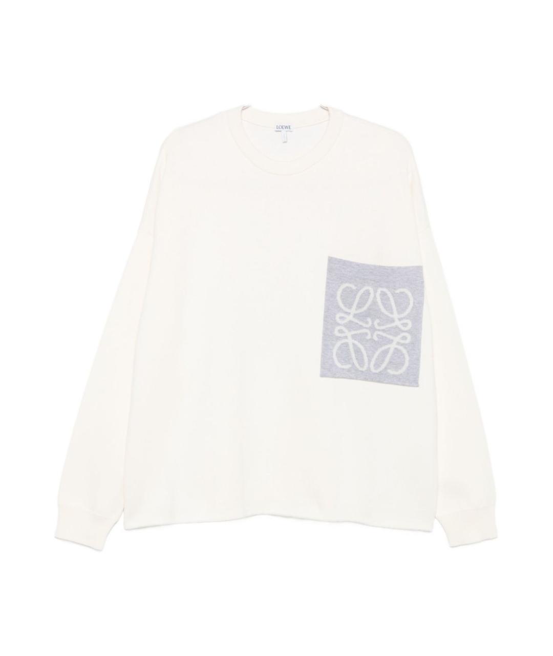 LOEWE Бежевый хлопковый джемпер / свитер, фото 1