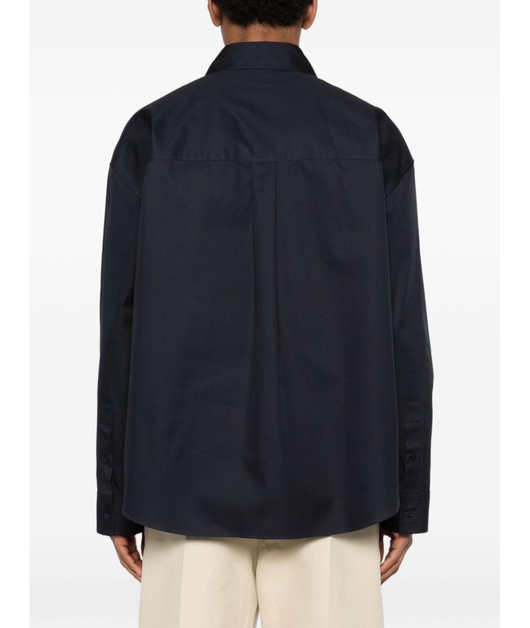 LOEWE Синяя хлопковая кэжуал рубашка, фото 5