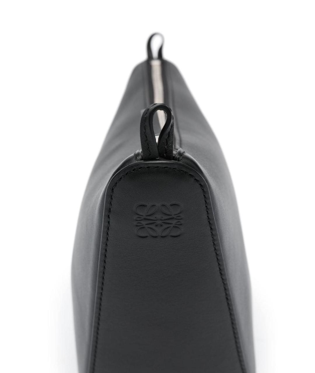 LOEWE Черная кожаная сумка через плечо, фото 3