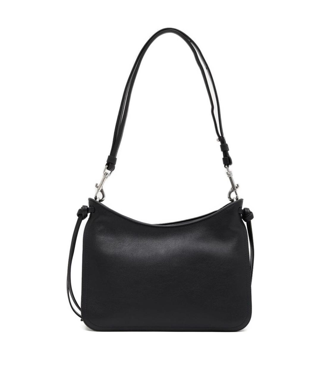 PHOEBE PHILO Черная кожаная сумка через плечо, фото 2