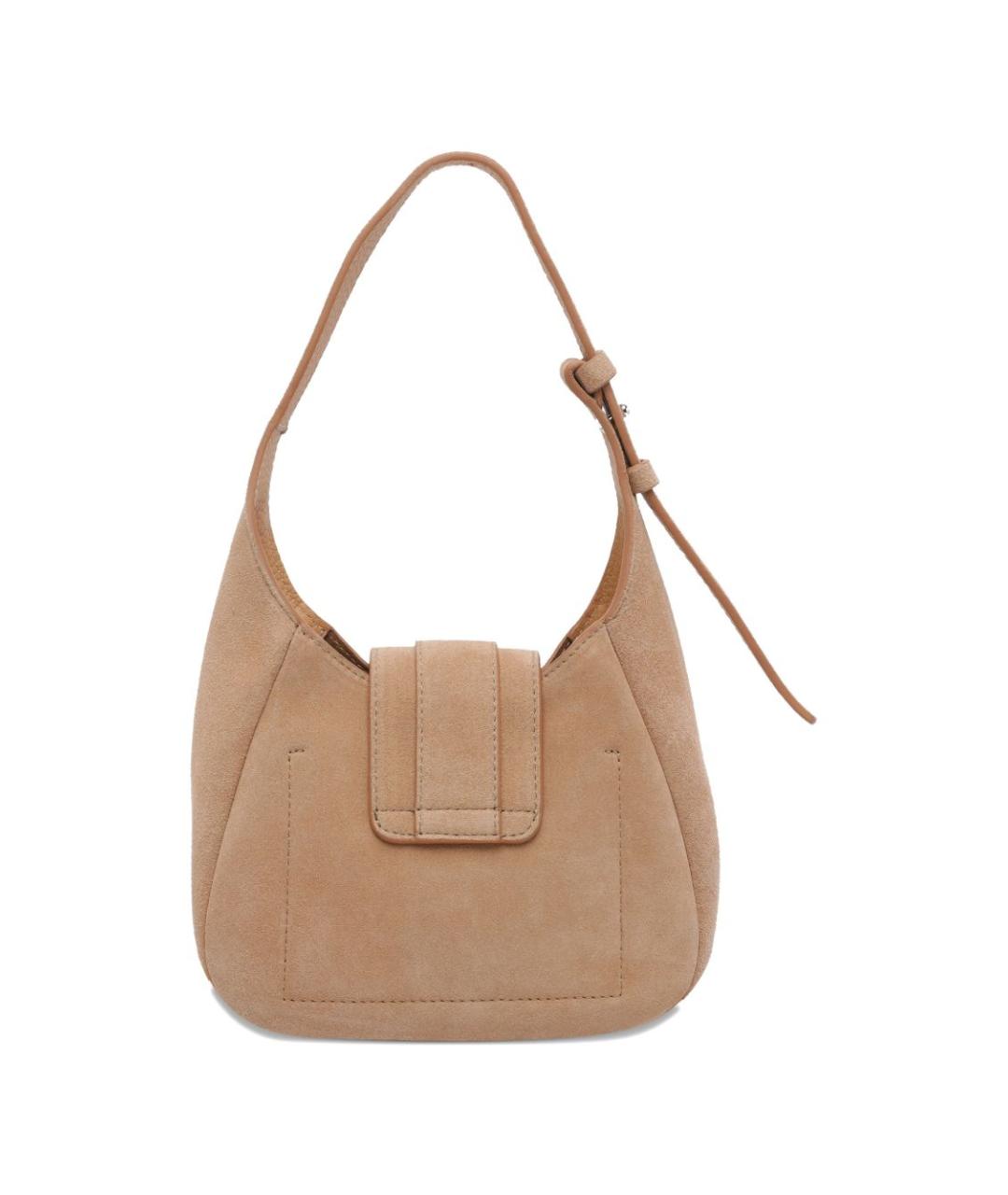 HOGAN Бежевая кожаная сумка через плечо, фото 2